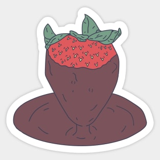 Chocolate Dip - Strawberry - Drunken Berries Sticker